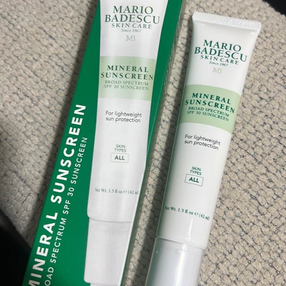 Mario Badescu mineral sunscreen new in box
